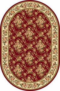 Овальный ковер OLYMPOS D191 RED