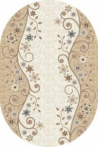 Овальный ковер VALENCIA DELUXE D323 CREAM-BROWN