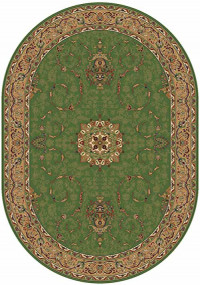 Овальный ковер BUHARA D034 GREEN