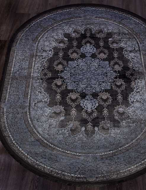 Иранский ковер MUSKAT-1200-9029-000-OVAL Персидские ковры MUSKAT 1200 Цена указана за кв. метр