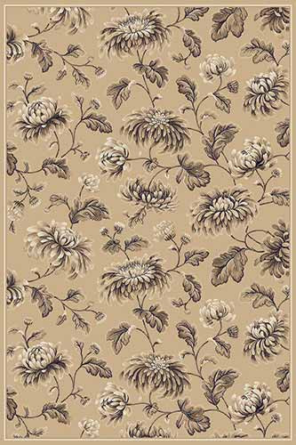 Прямоугольный ковер VALENCIA DELUXE D253 BEIGE-BROWN Российский ковер ВАЛЕНСИЯ ДЕЛЮКС фабрики Меринос D253 BEIGE-BROWN Цена указана за 1 квадратный метр