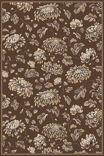 Прямоугольный ковер VALENCIA DELUXE D253 BROWN Российский ковер ВАЛЕНСИЯ ДЕЛЮКС фабрики Меринос D253 BROWN Цена указана за 1 квадратный метр