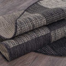 Ковёр VEGAS-S005-D-GRAY-BLACK-OVAL