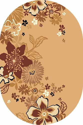 Овальный ковер LAGUNA D116 BEIGE Российский ковер ЛАГУНА фабрики Меринос D116 BEIGE Цена указана за 1 квадратный метр