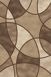 Прямоугольный ковер MEGA carving D282 BROWN