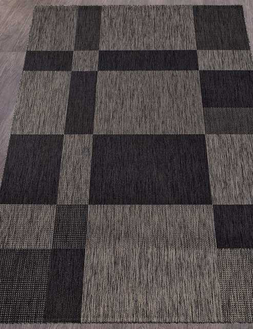 Ковёр VEGAS-S005-D-GRAY-BLACK-STAN Российский Ковёр Циновка Вегас.Цена указана за 1 кв/метр.