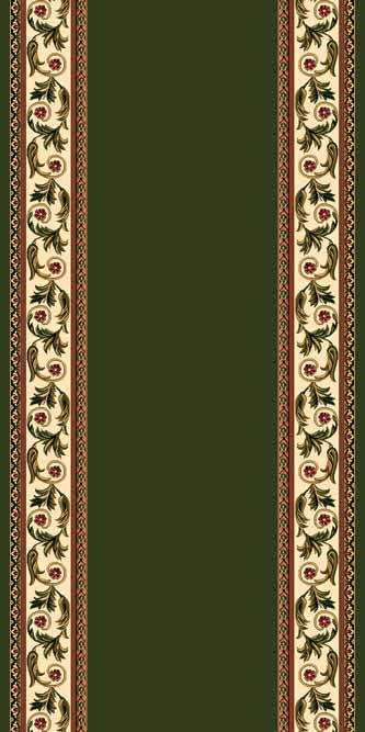 Ковровая дорожка DA VINCI D257 GREEN Российский ковер DA VINCI фабрики Меринос D257 GREEN Цена указана за 1 квадратный метр