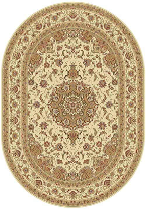 Овальный ковер BUHARA D158 CREAM Российский ковер БУХАРА фабрики Меринос D158 CREAM Цена указана за 1 квадратный метр