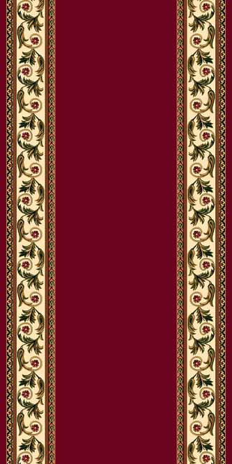 Ковровая дорожка DA VINCI D257 RED Российский ковер DA VINCI фабрики Меринос D257 RED Цена указана за 1 квадратный метр