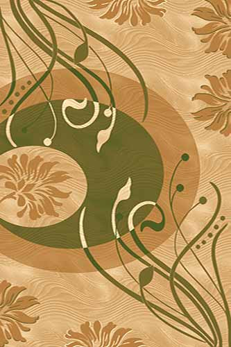 Прямоугольный ковер KAMEA carving 4780 BEIGE-GREEN Российский ковер Камея Карвинг фабрики Меринос 4780 BEIGE-GREEN Цена указана за 1 квадратный метр