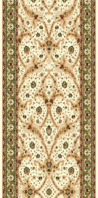 Ковровая дорожка LAGUNA D140 CREAM-GREEN