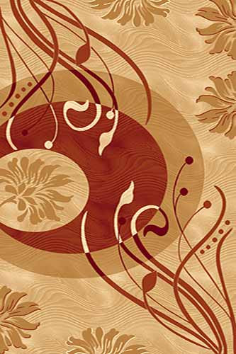 Прямоугольный ковер KAMEA carving 4780 BEIGE-RED Российский ковер Камея Карвинг фабрики Меринос 4780 BEIGE-RED Цена указана за 1 квадратный метр