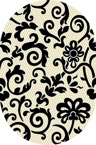 Овальный ковер VISION DELUXE carving V824 L.CREAM Российский ковер ВИЖН ДЕЛЮКС фабрики Меринос V824 L.CREAM Цена указана за 1 квадратный метр
