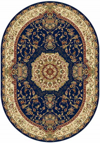 Овальный ковер BUHARA D037 NAVY