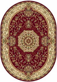 Овальный ковер BUHARA D037 RED