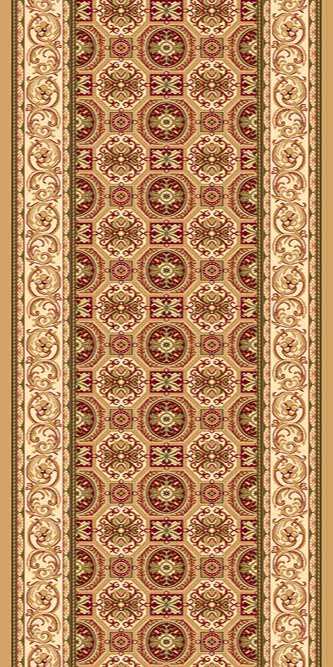 Ковровая дорожка VALENCIA D068 BEIGE Российский ковер ВАЛЕНСИЯ фабрики Меринос D068 BEIGE Цена указана за 1 квадратный метр
