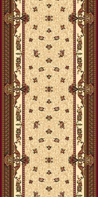 Ковровая дорожка DA VINCI W310 CREAM Российский ковер DA VINCI фабрики Меринос W310 CREAM Цена указана за 1 квадратный метр