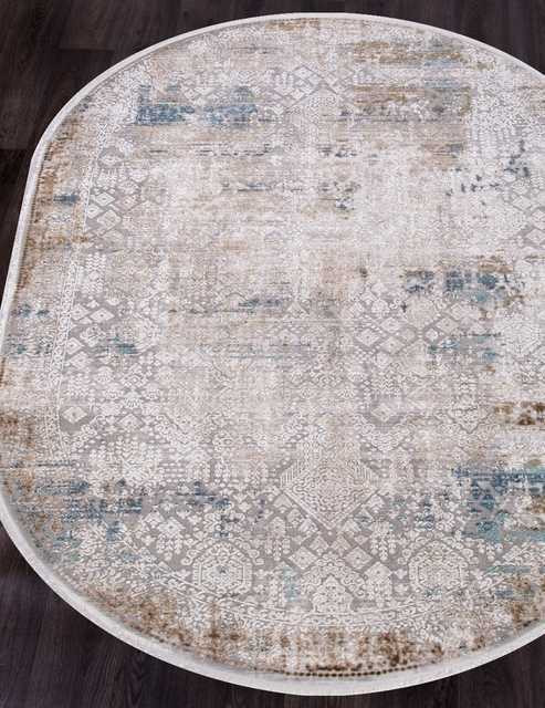 Турецкий ковер ALLURES-12025-CREAM-BLUE-OVAL Восточные ковры ALLURES
Цена указана за квадратный метр