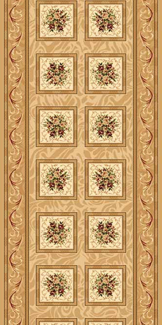 Ковровая дорожка OLYMPOS D065 BEIGE Российский ковер ОЛИМПОС фабрики Меринос D065 BEIGE Цена указана за 1 квадратный метр
