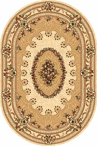 Овальный ковер DA VINCI 5440 CREAM Российский ковер DA VINCI фабрики Меринос 5440 CREAM Цена указана за 1 квадратный метр