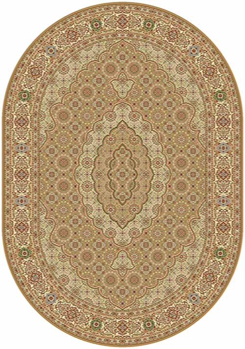 Овальный ковер BUHARA D159 BEIGE Российский ковер БУХАРА фабрики Меринос D159 BEIGE Цена указана за 1 квадратный метр