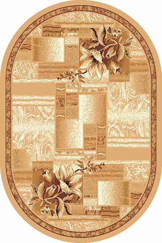 Овальный ковер LAGUNA D182 BEIGE Российский ковер ЛАГУНА фабрики Меринос D182 BEIGE Цена указана за 1 квадратный метр