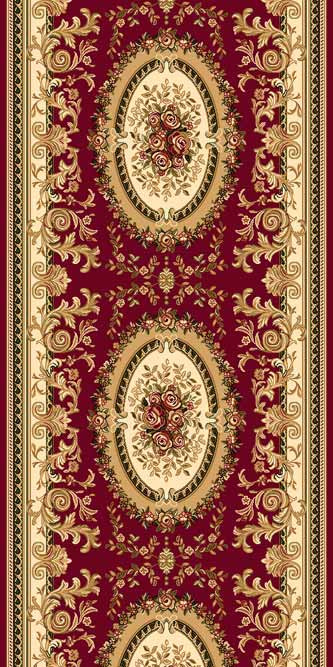 Ковровая дорожка Давинчи W450 RED Российский ковер DA VINCI фабрики Меринос W450 RED Цена указана за 1 квадратный метр