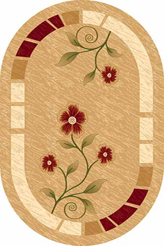 Овальный ковер KAMEA carving 4788 BEIGE Российский ковер Камея Карвинг фабрики Меринос 4788 BEIGE Цена указана за 1 квадратный метр