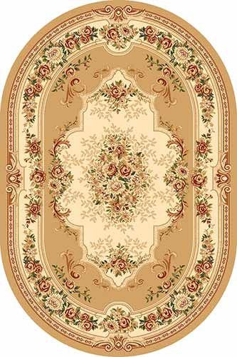 Овальный ковер VALENCIA DELUXE 4015 BEIGE Российский ковер ВАЛЕНСИЯ ДЕЛЮКС фабрики Меринос 4015 BEIGE Цена указана за 1 квадратный метр