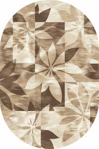 Овальный ковер VALENCIA DELUXE D334 CREAM-BROWN
