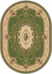 Овальный ковер BUHARA D058 GREEN