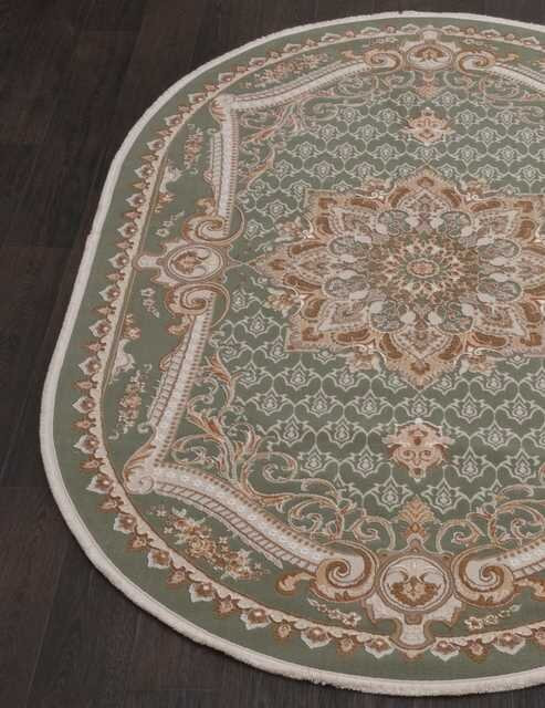 Турецкий ковер QATAR-33525-040-GREEN-OVAL Восточные ковры QATAR
Цена указана за квадратный метр