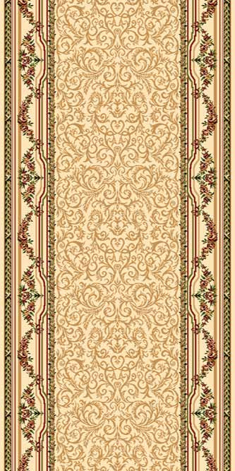 Ковровая дорожка OLYMPOS D074 CREAM Российский ковер ОЛИМПОС фабрики Меринос D074 CREAM Цена указана за 1 квадратный метр