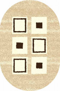 Овальный ковер COMFORT SHAGGY S611 BEIGE