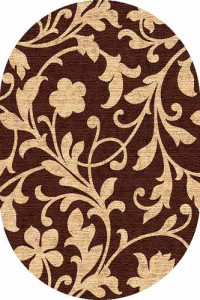 Овальный ковер LAGUNA D184 BROWN