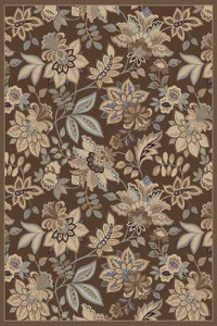 Прямоугольный ковер VALENCIA DELUXE D256 BROWN-L.BLUE