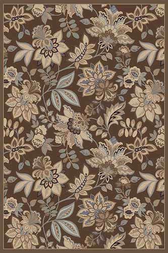 Прямоугольный ковер VALENCIA DELUXE D256 BROWN-L.BLUE Российский ковер ВАЛЕНСИЯ ДЕЛЮКС фабрики Меринос D256 BROWN-L.BLUE Цена указана за 1 квадратный метр