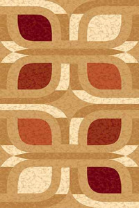 Прямоугольный ковер KAMEA carving 4789 BEIGE-RED