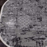 Турецкий ковер MOROCCO-NP-250-GREY-BLACK-OVAL
