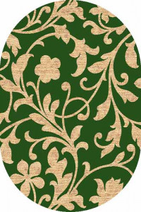 Овальный ковер LAGUNA D184 GREEN