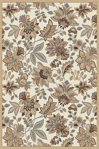 Прямоугольный ковер VALENCIA DELUXE D256 CREAM-BROWN Российский ковер ВАЛЕНСИЯ ДЕЛЮКС фабрики Меринос D256 CREAM-BROWN Цена указана за 1 квадратный метр