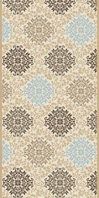 Ковровая VALENCIA DELUXE D374 CREAM-L.BLUE Российский ковер ВАЛЕНСИЯ ДЕЛЮКС фабрики Меринос D374 CREAM-L.BLUE Цена указана за 1 квадратный метр