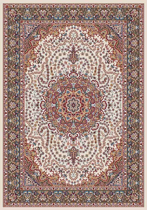 Прямоугольный ковер SHAHREZA D202 CREAM-BROWN Российский ковер ШАХРЕЗА фабрики Меринос D202 CREAM-BROWN Цена указана за 1 квадратный метр