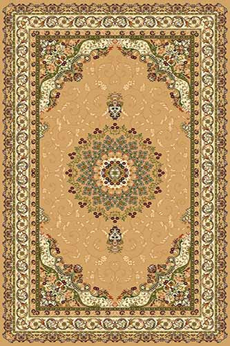 Прямоугольный ковер IZMIR D027 BEIGE-GREEN Российский ковер Измир фабрики Меринос D027 BEIGE-GREEN Цена указана за 1 квадратный метр