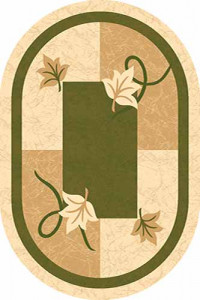 Овальный ковер KAMEA carving 5111 GREEN