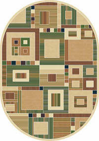 Овальный ковер BUHARA D150 BEIGE