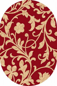 Овальный ковер LAGUNA D184 RED
