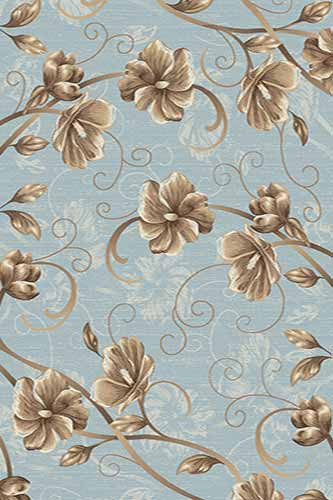 Прямоугольный ковер MEGA carving 1059 L.BLUE-BROWN Российский ковер МЕГА КАРВИНГ фабрики Меринос 1059 L.BLUE-BROWN Цена указана за 1 квадратный метр