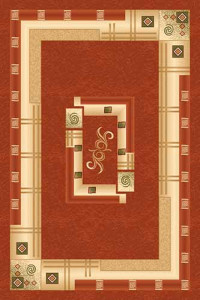 Прямоугольный ковер KAMEA carving 5263 TERRA