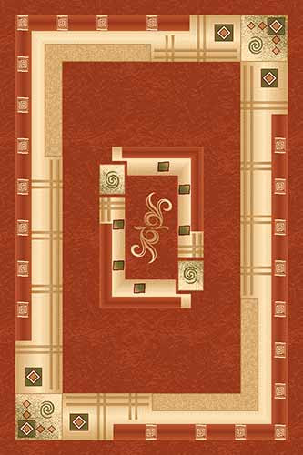 Прямоугольный ковер KAMEA carving 5263 TERRA Российский ковер Камея Карвинг фабрики Меринос 5263 TERRA Цена указана за 1 квадратный метр